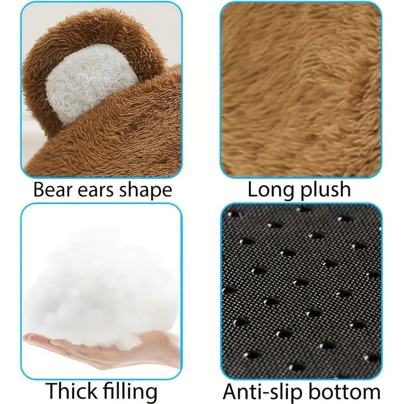 Teddy Bear Cat Bed