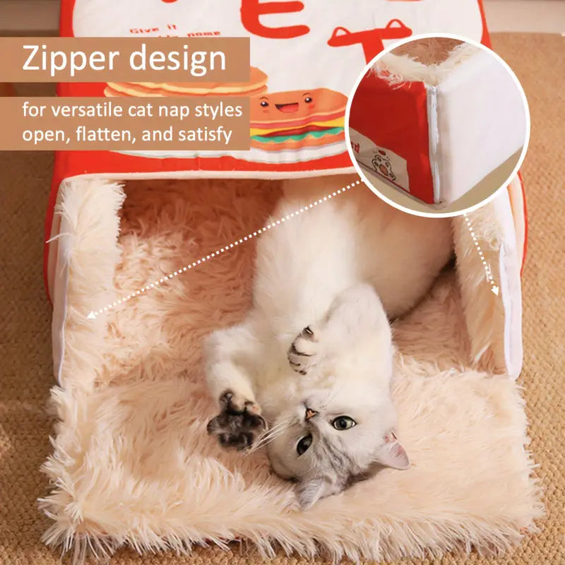 Snack Box Cat Bed