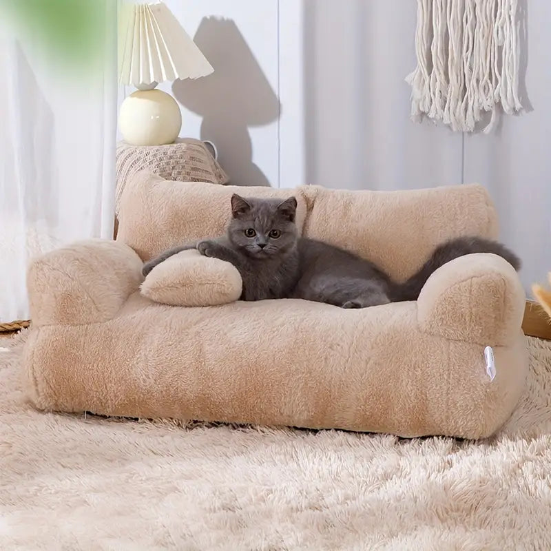 Luxury Plush Cat Bed