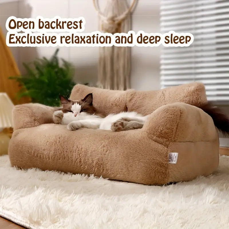 Luxury Plush Cat Bed