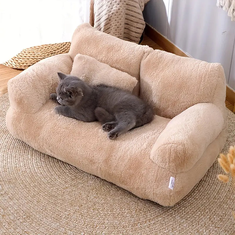 Luxury Plush Cat Bed