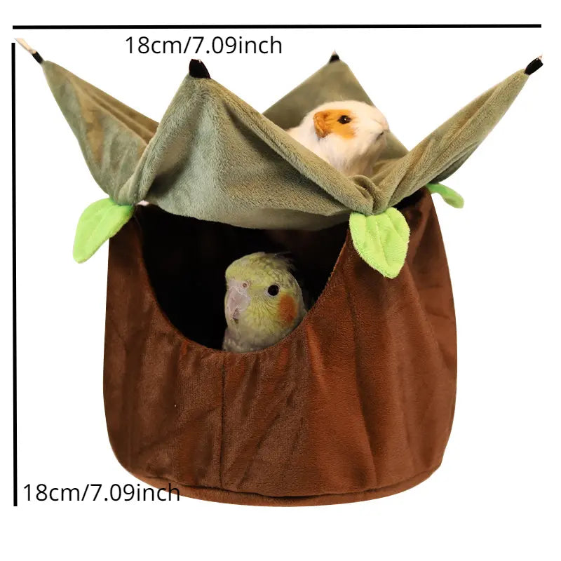 Cozy Leaf Decor Bird Nest