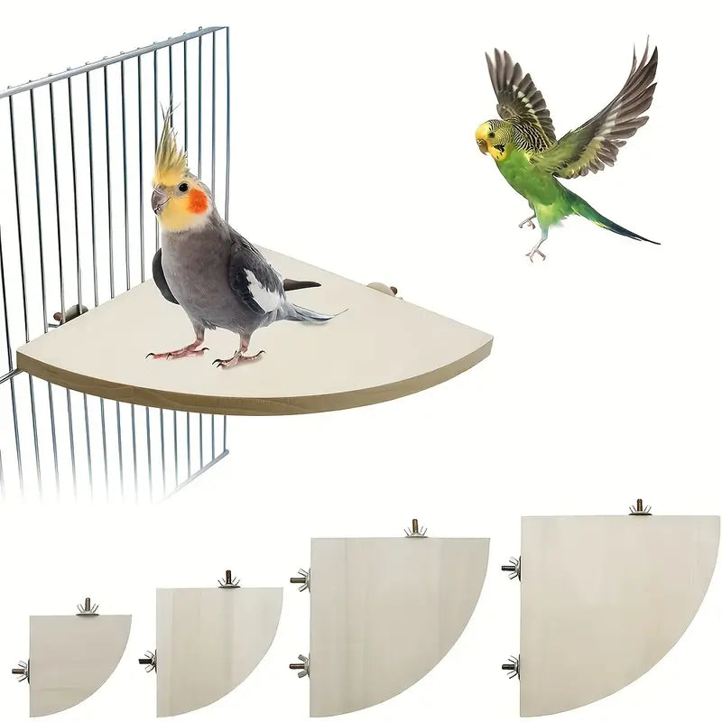 Ultimate Corner Bird Perch Stand