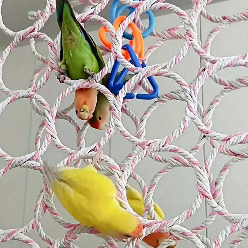 Vibrant Parrot Climbing Vine Toy