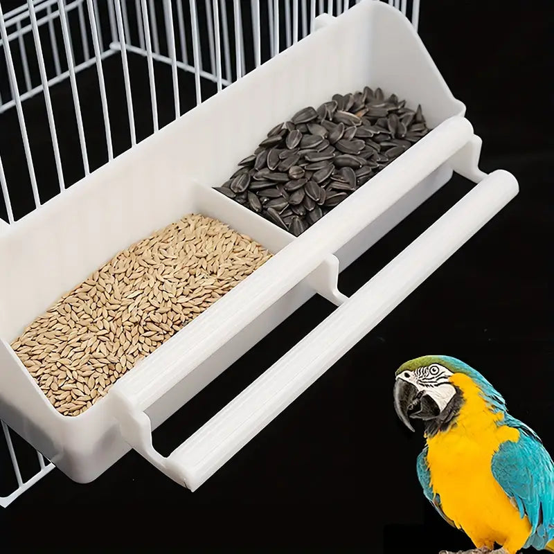 Sturdy Hanging Parrot Feeder & Waterer