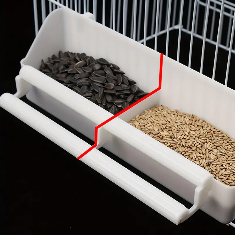 Sturdy Hanging Parrot Feeder & Waterer