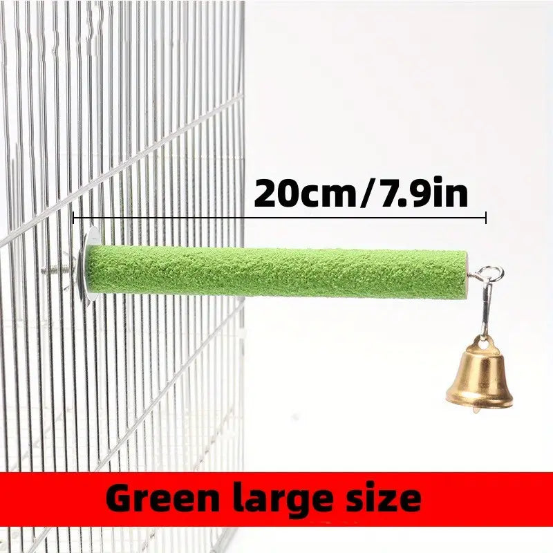Solid Color Parrot Station Pole