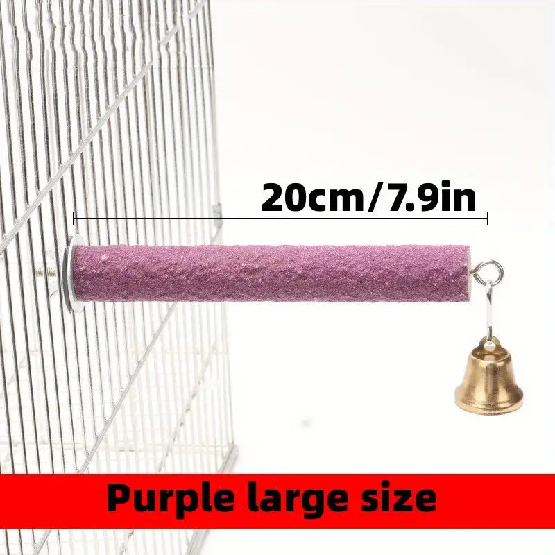 Solid Color Parrot Station Pole
