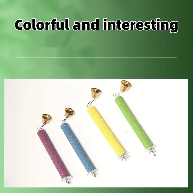Solid Color Parrot Station Pole