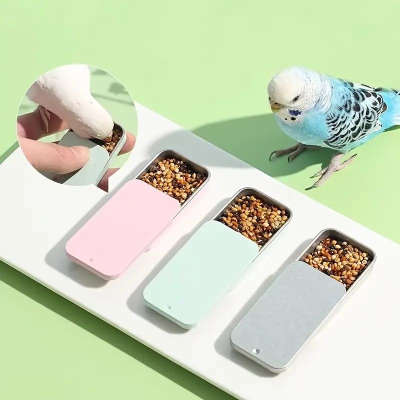 Portable Parrot Training Feeding Box