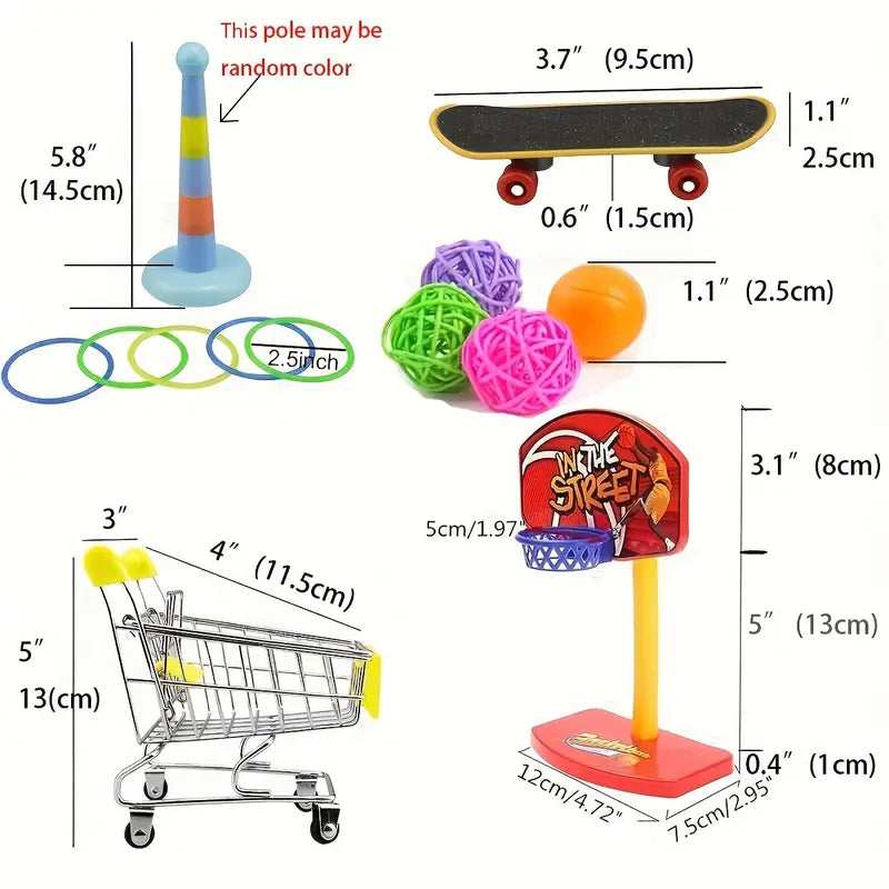 5pcs Bird Toy Set