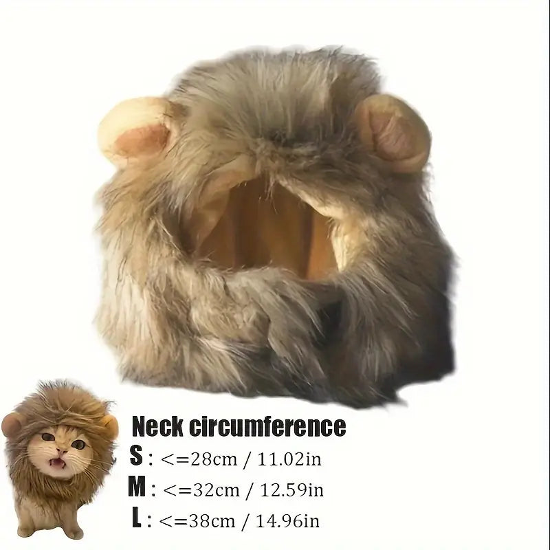 Lion Mane Costume for Cats