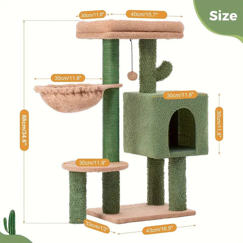 Cactus Cat Tree Tower