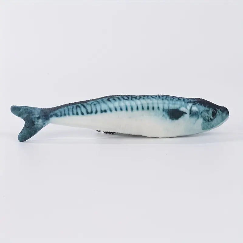 Fish Design Cat Teaser Plush Toy