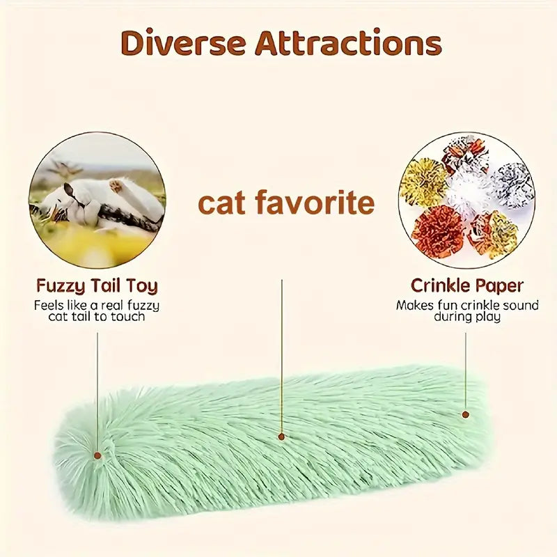 Cat Kicking Toy with Sand Sound