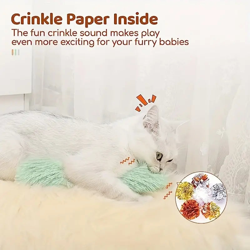 Cat Kicking Toy with Sand Sound