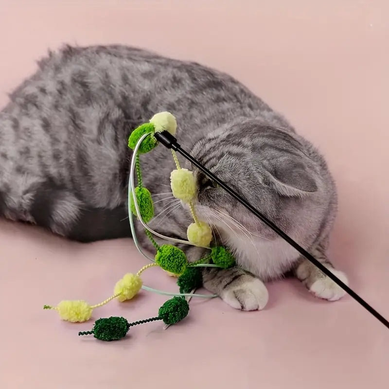 Interactive Cat Teaser Stick
