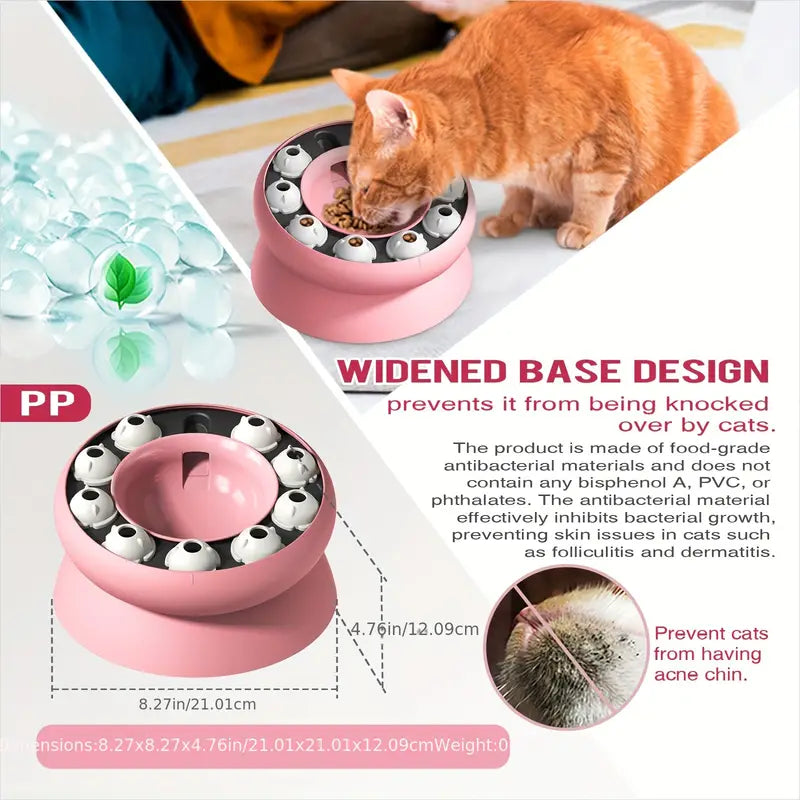 Interactive Cat Puzzle Feeder - Slow Feeder
