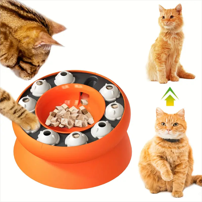 Interactive Cat Puzzle Feeder - Slow Feeder