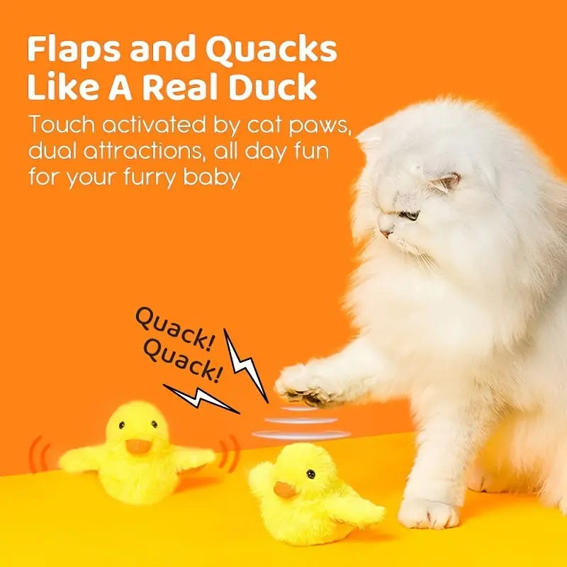 Deluxe Flapping Wing Interactive Electric Cat Toy