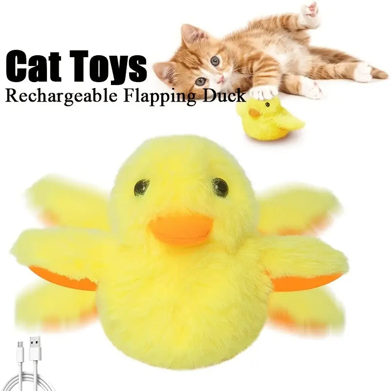 Deluxe Flapping Wing Interactive Electric Cat Toy
