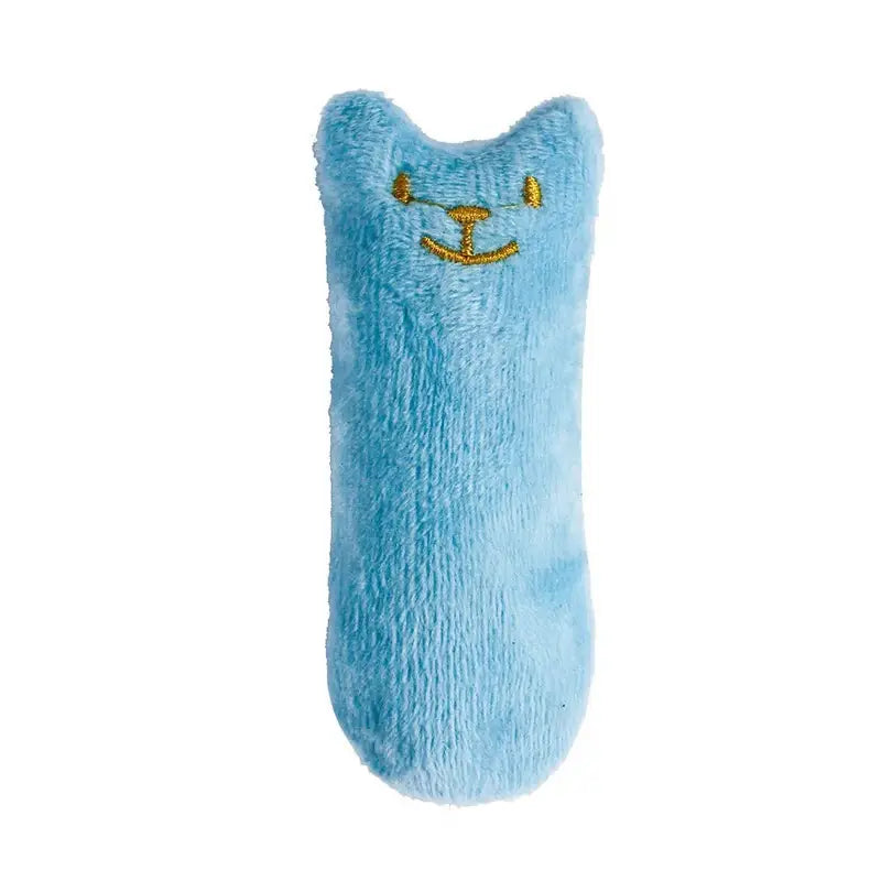 Cat Design Squeaky Plush Pillow