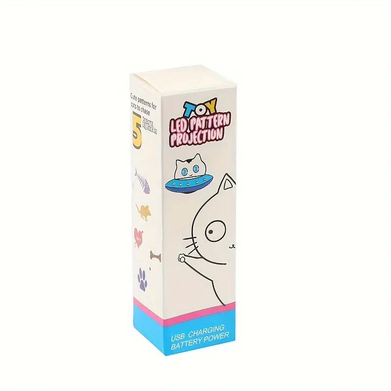 Rechargeable Cartoon Pattern Projector Cat Toy