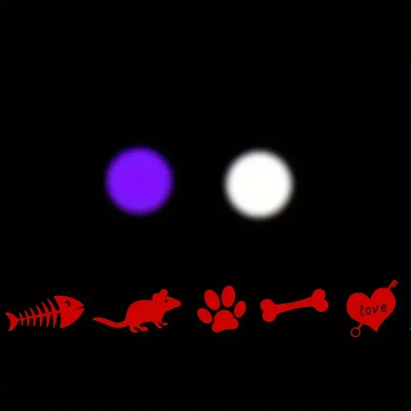 Rechargeable Cartoon Pattern Projector Cat Toy
