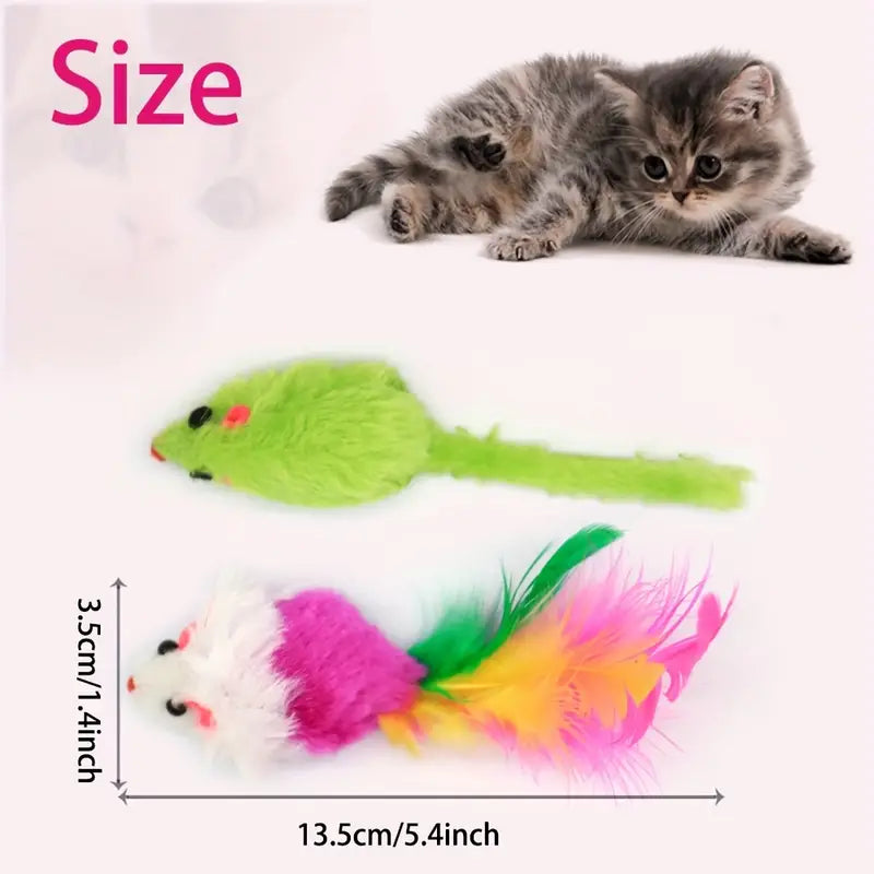 10pcs Whisker Whirlwind Interactive Mouse
