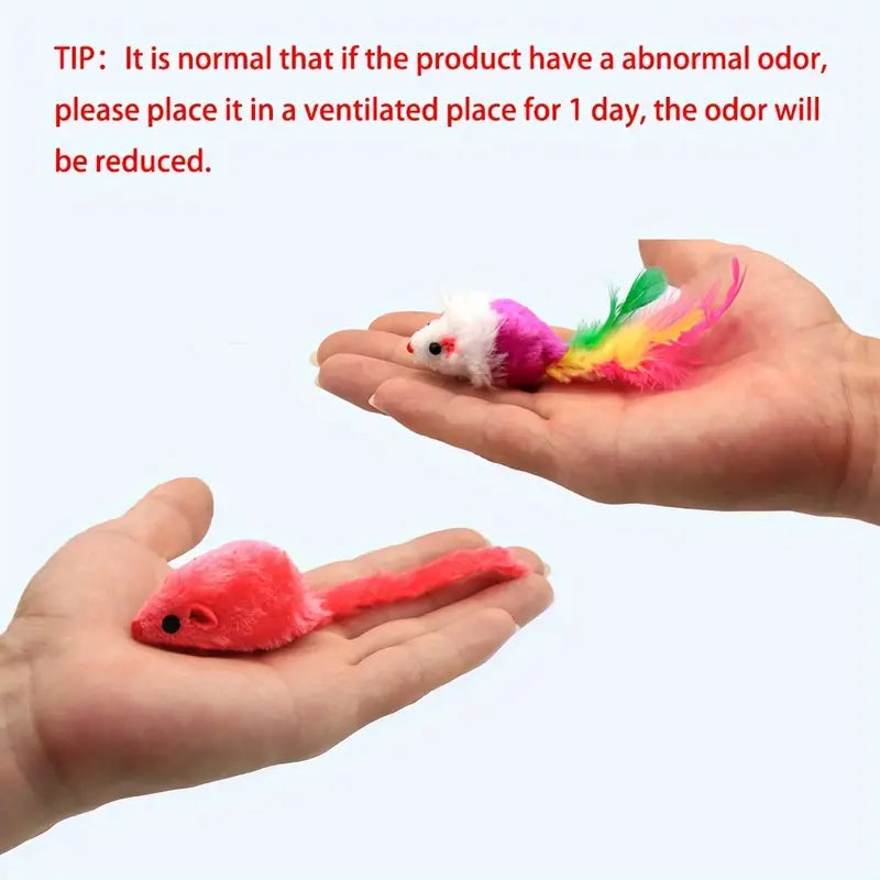 10pcs Whisker Whirlwind Interactive Mouse
