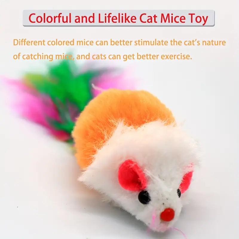 10pcs Whisker Whirlwind Interactive Mouse