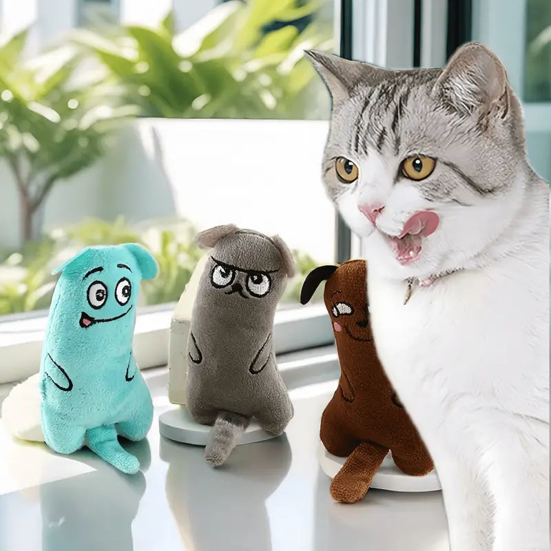 3pc Paper Sound Cat Plush