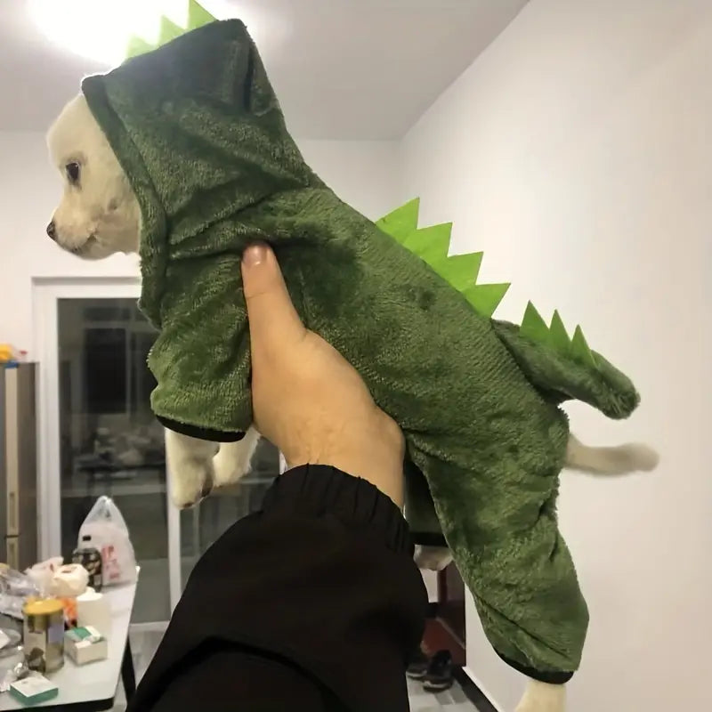 Warm and Cute Pet Dinosaur Hoodie