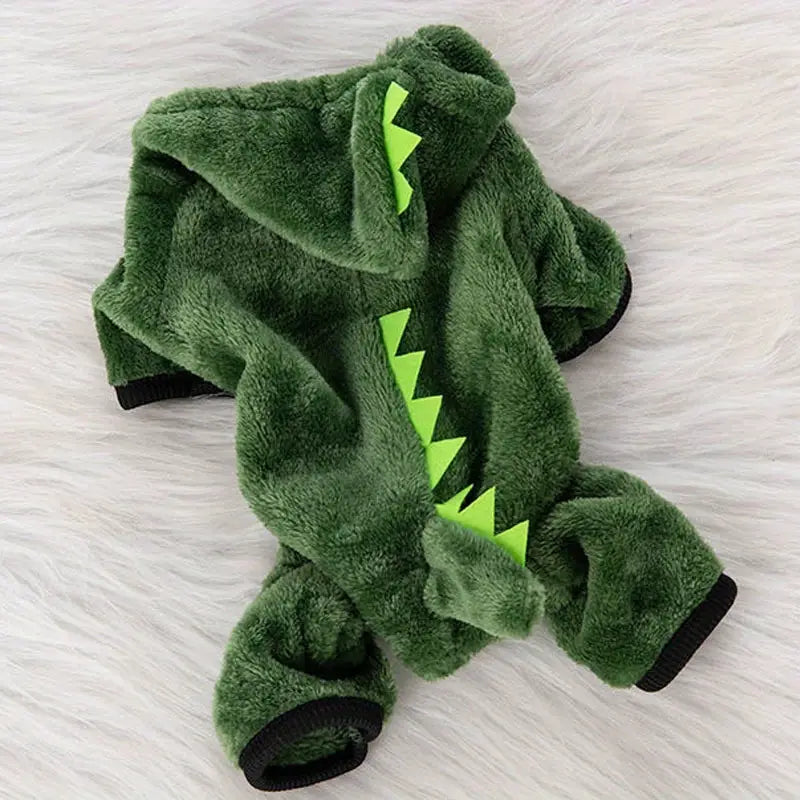 Warm and Cute Pet Dinosaur Hoodie
