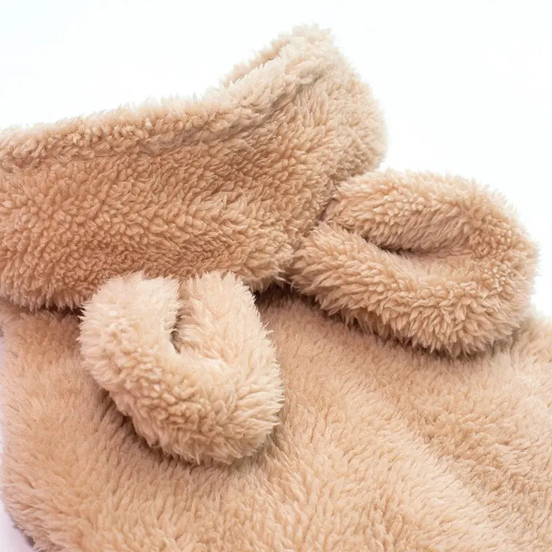 Cozy Rabbit Ear Fleece Dog Coat