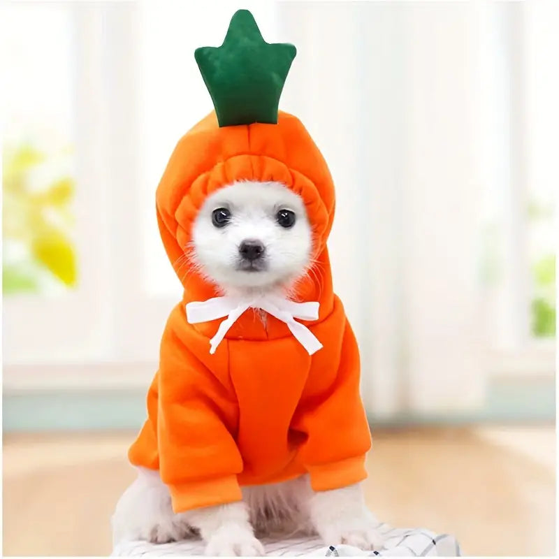 Cozy Fruit Pattern Dog Hoodie