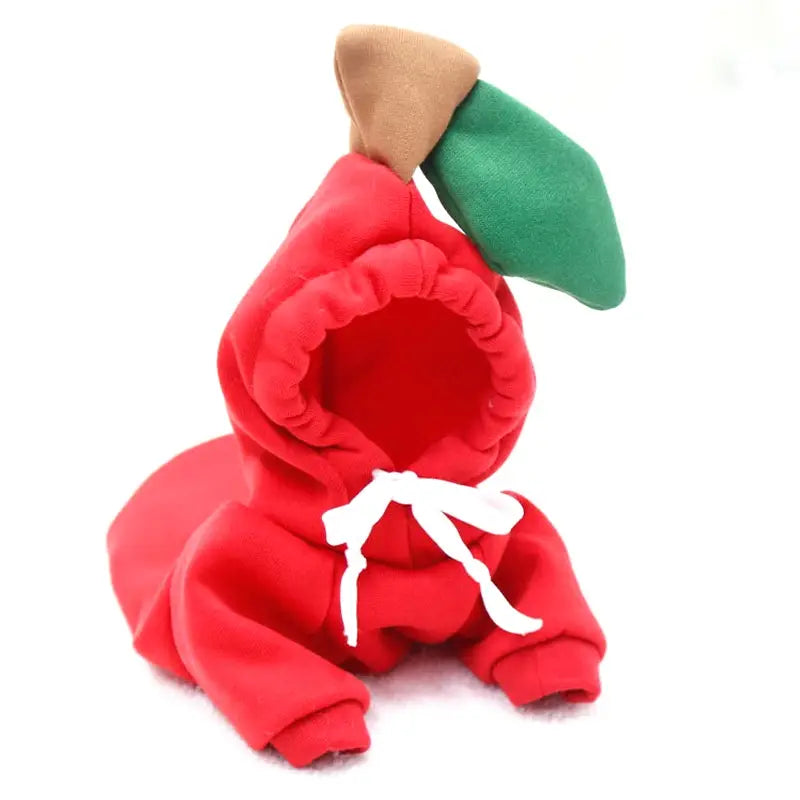 Cozy Fruit Pattern Dog Hoodie