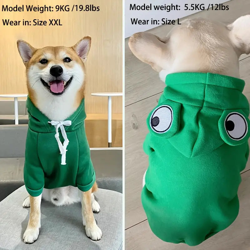 Cozy Fruit Pattern Dog Hoodie