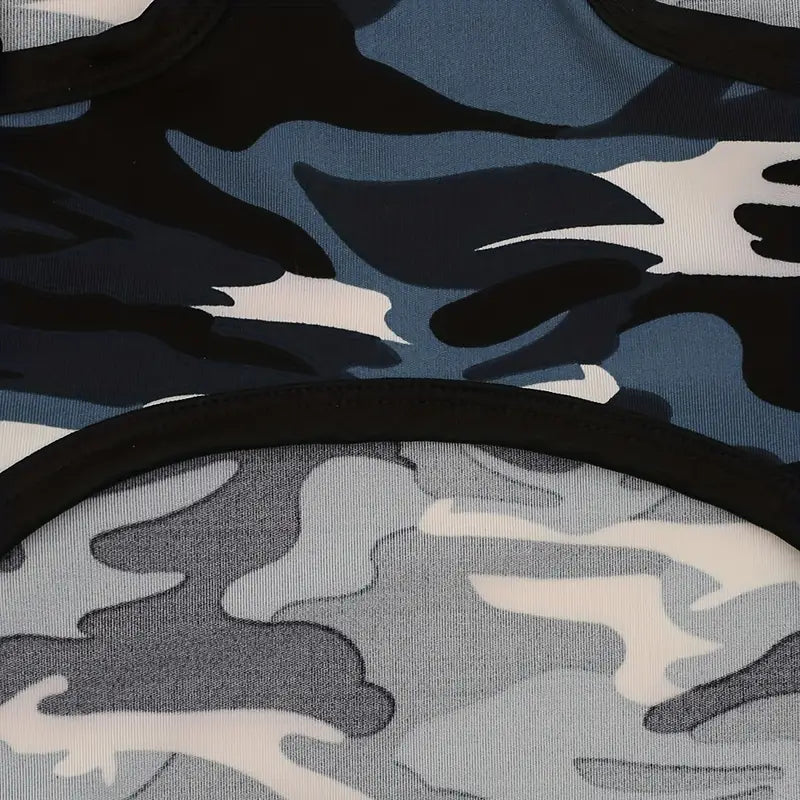 Camouflage Print Dog Vest