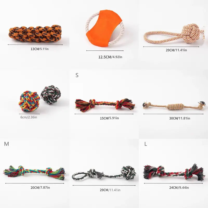 5pcs Random Color Dog Chew Toys