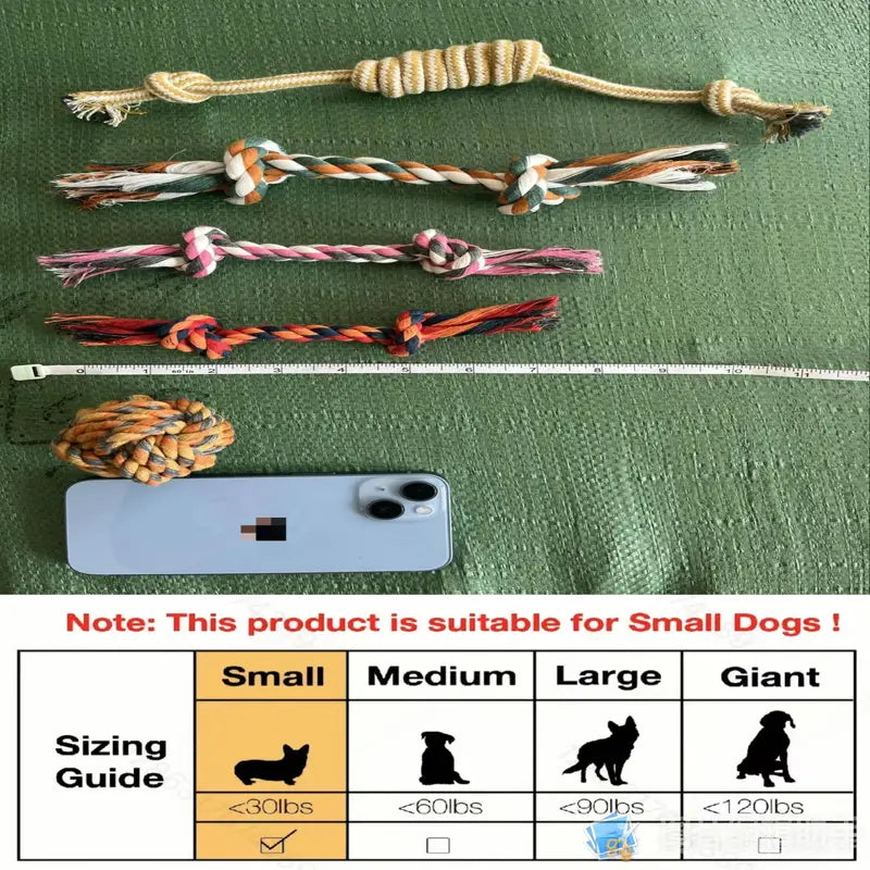 5pcs Random Color Dog Chew Toys