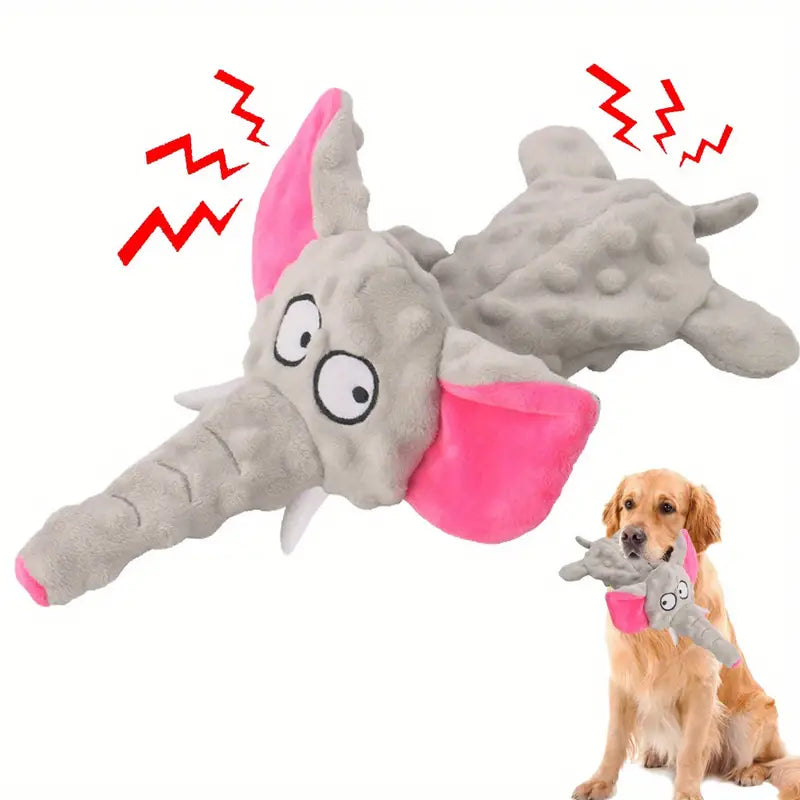 Durable Elephant Plush Toy For Dogs