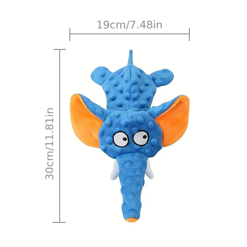 Durable Elephant Plush Toy For Dogs