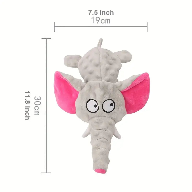 Durable Elephant Plush Toy For Dogs