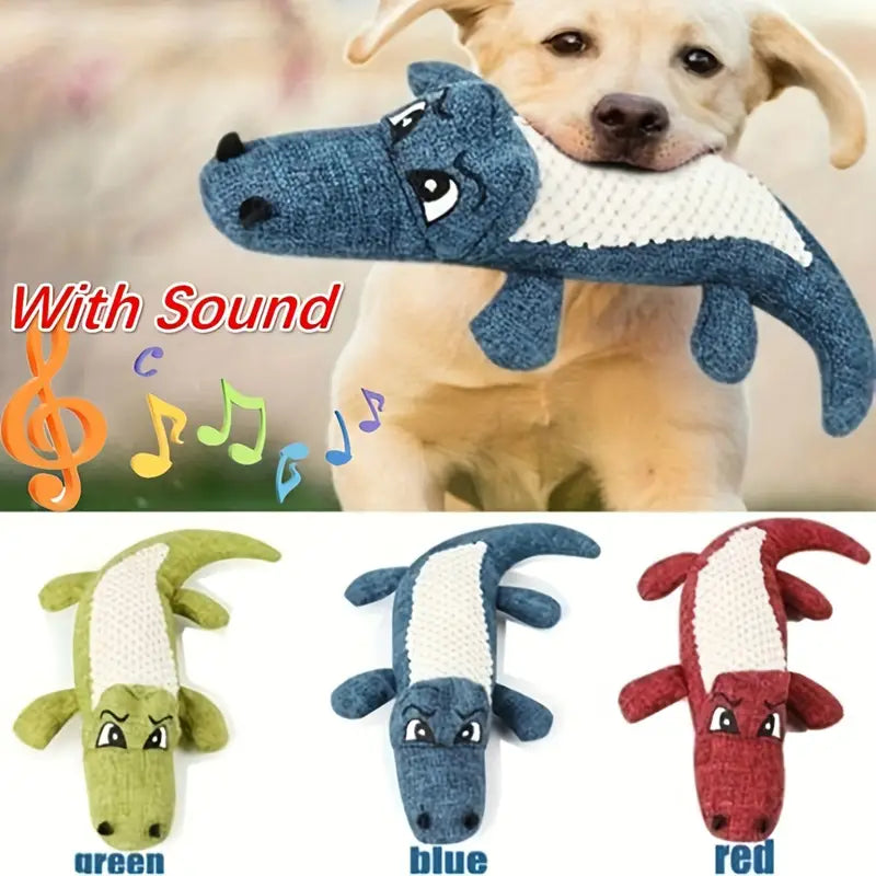 Crocodile Design Dog Toy