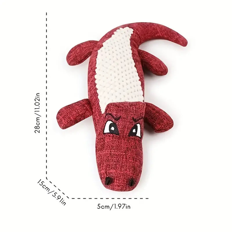Crocodile Design Dog Toy