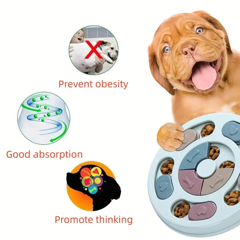 Slow Feeder Dog Food Treat Dispenser