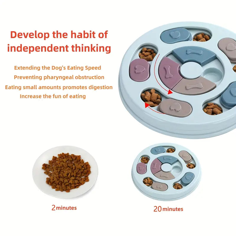 Slow Feeder Dog Food Treat Dispenser
