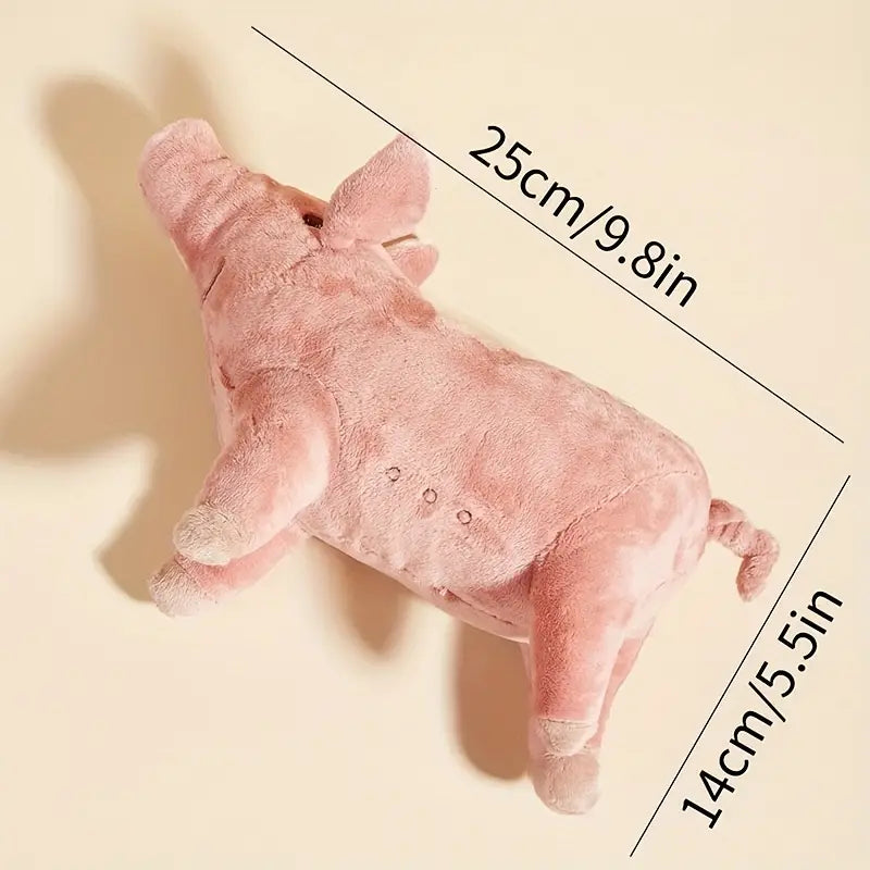 Pig Design Squeaky Plush