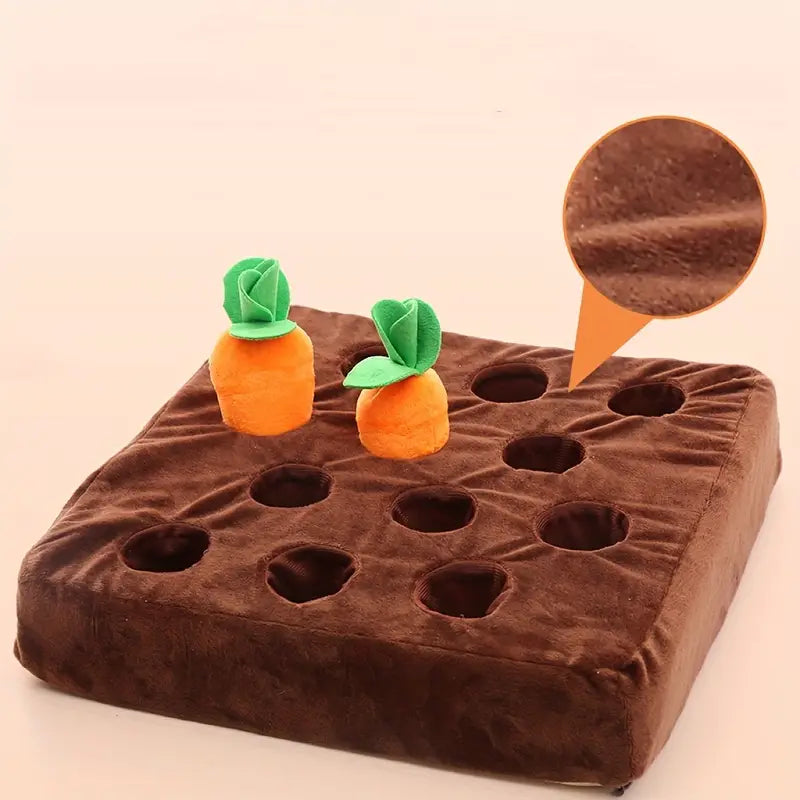 Carrot Mat Dog Puzzle Toy